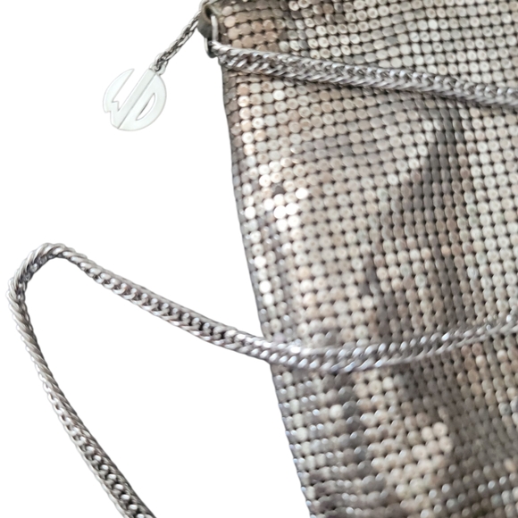 Whiting & Davis Co Silver Mesh Evening Bag - Picture 4 of 15